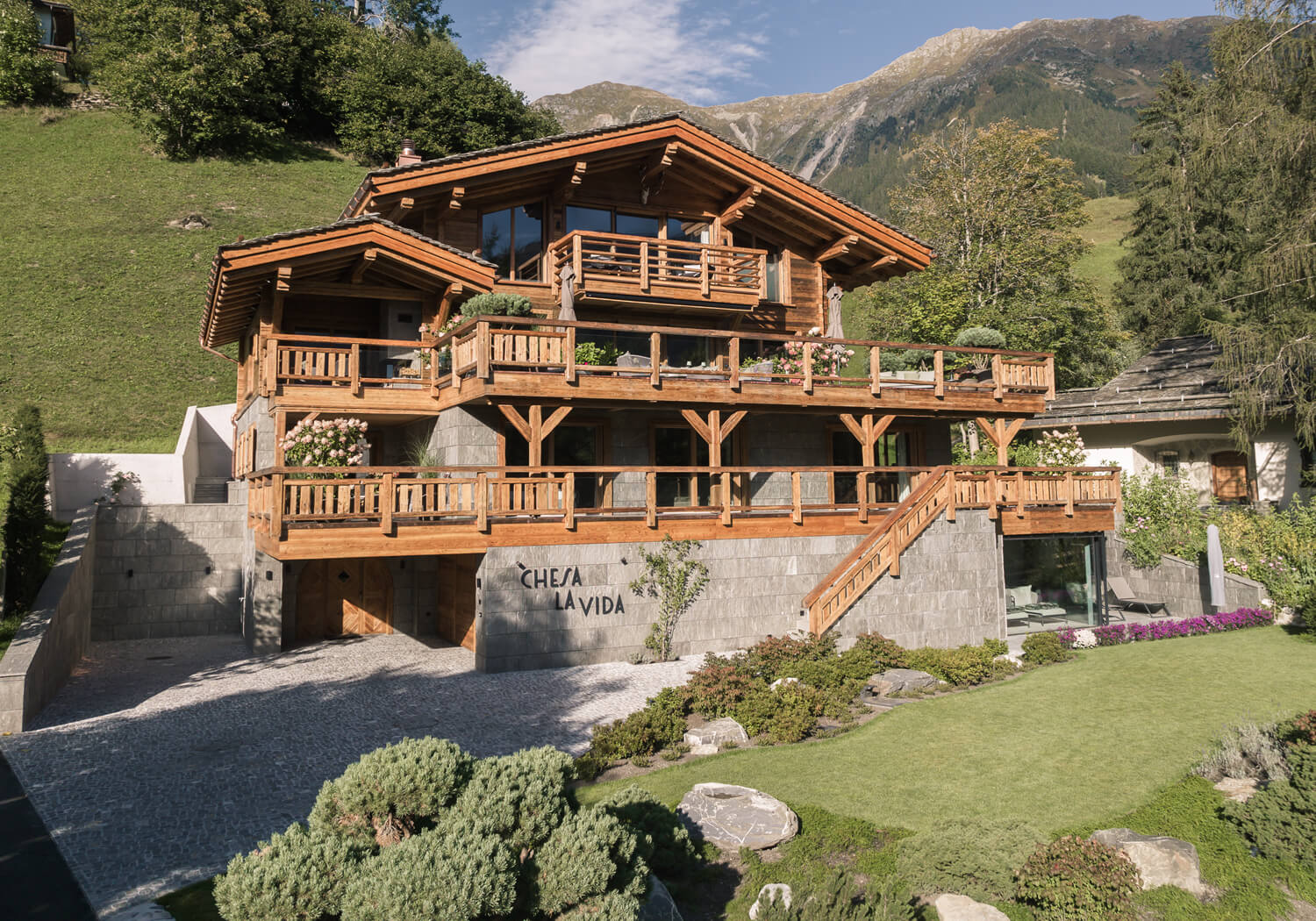 Stilvolles Chalet in den Bergen - Bärtsch Architektur, Baumanagement, Innenarchitektur, Innenausbau - Klosters (Graubünden) Zürich