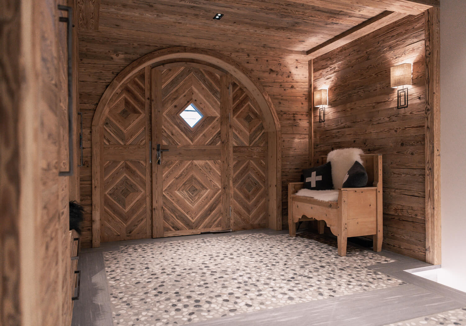 Stilvolles Chalet in den Bergen - Bärtsch Architektur, Baumanagement, Innenarchitektur, Innenausbau - Klosters (Graubünden) Zürich