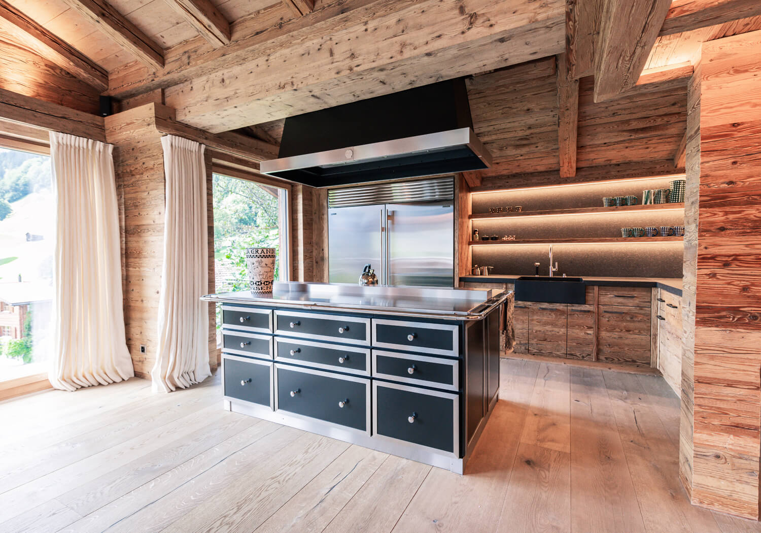 Ferienchalet in den Bergen - Bärtsch Architektur, Baumanagement, Innenarchitektur, Innenausbau - Klosters (Graubünden) Zürich